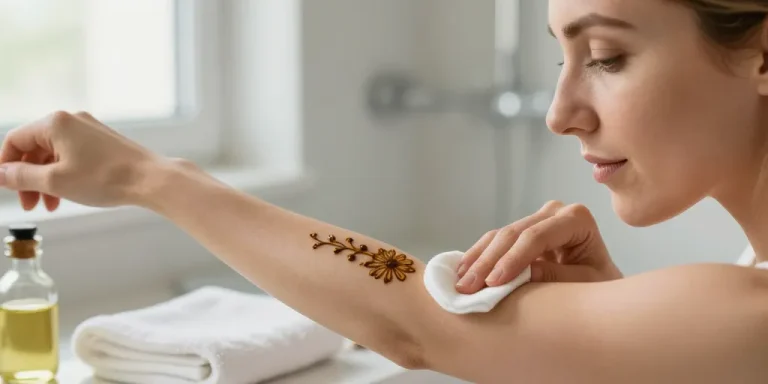 comment enlever du henna