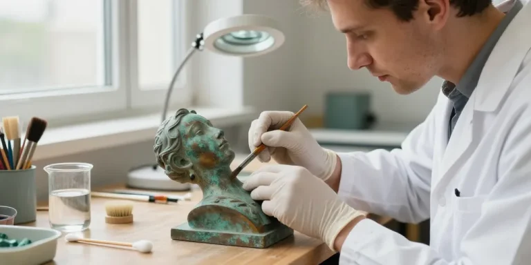 nettoyer un bronze ancien