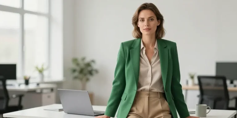 vert et beige vetement