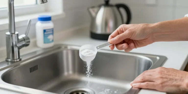 bicarbonate de soude evier