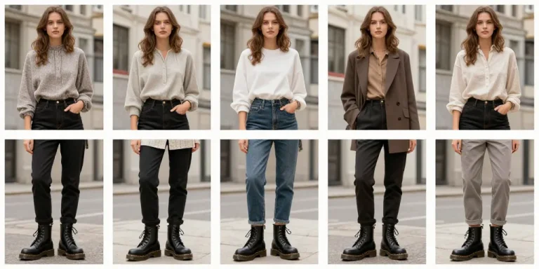 look avec doc martens femme