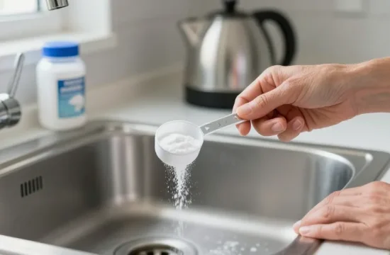 bicarbonate de soude evier