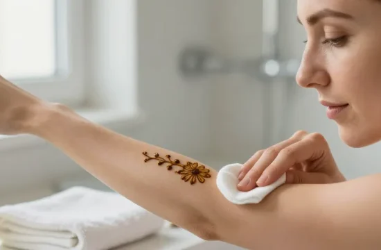 comment enlever du henna