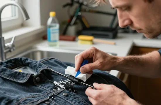 comment enlever graisse de velo sur vetement