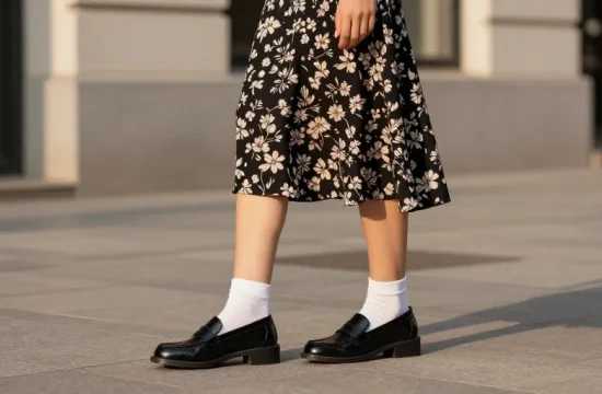 mocassin avec robe
