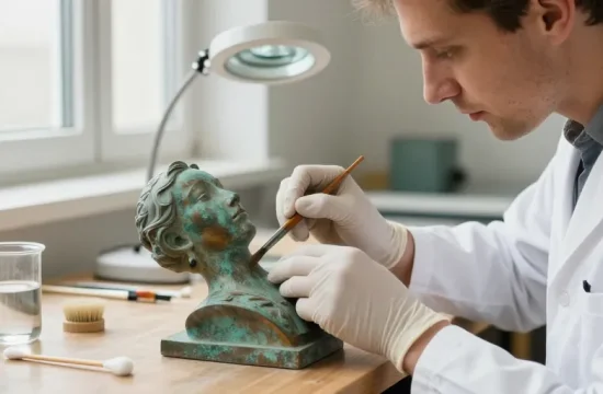 nettoyer un bronze ancien