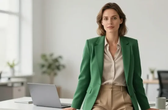 vert et beige vetement
